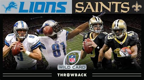 saints vs lions nfc wild card|Wild Card .